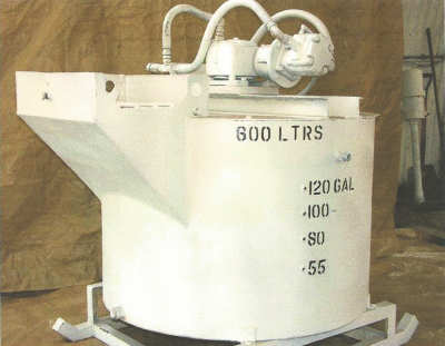 600 litre mixing tank mixer